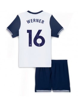 Billige Tottenham Hotspur Timo Werner #16 Hjemmedraktsett Barn 2024-25 Kortermet (+ Korte bukser)